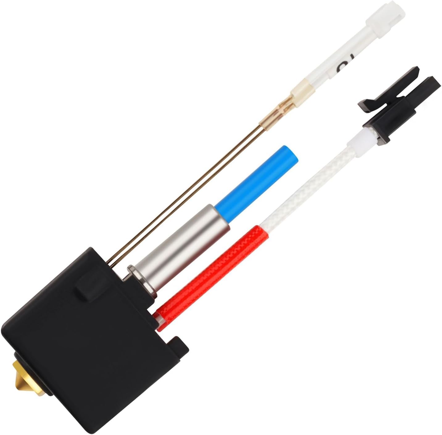 【送料無料】MUXSAM Kobra 2 3D プリンター ホットエンド キット Kobra 2 ホットエンド交換キット 高速印刷 スムーズな印刷 0.4mm高精度真鍮ノズル付き プリントヘッド押出機キット 1.75mmフィラメントに最適 Kobra 2専用