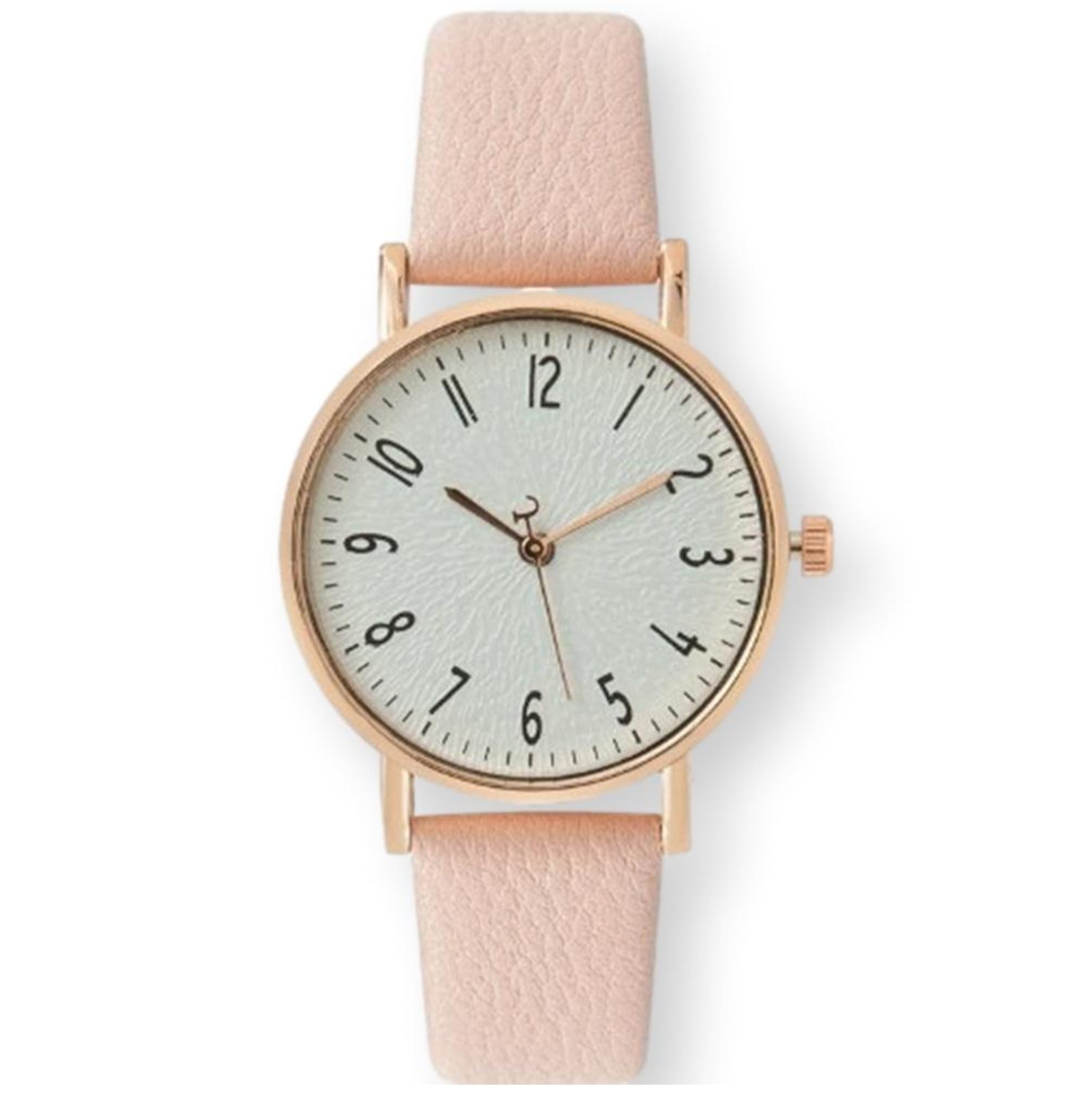 【送料無料】REONAS レディース腕時計 女性時計 ファッション ウオッチ 人気 可愛い 合皮バンド クオーツ 就活 腕時計L2 色：ピンク