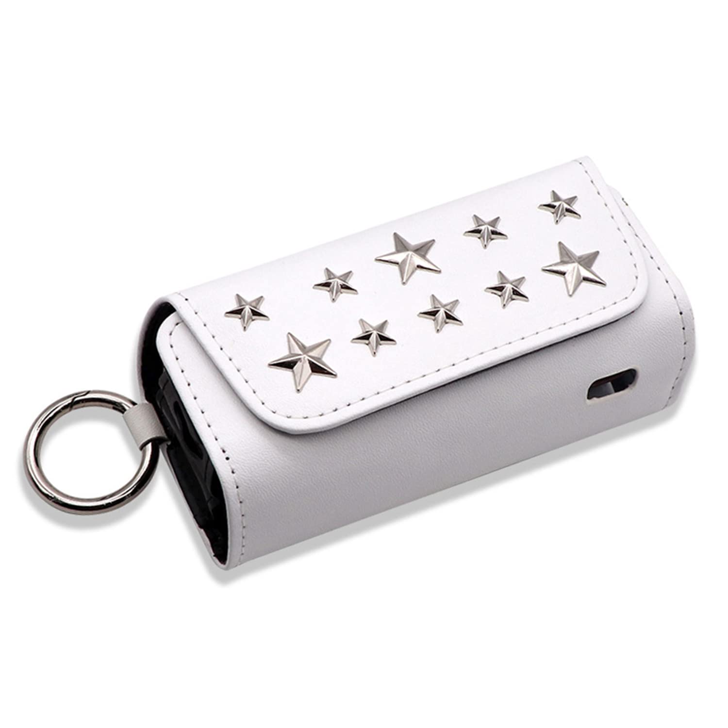 【送料無料】MOICUU互換ケース イルマ対応 イルマi対応のケース PUレザー 製 イルマ用のカバー カラビナ付き まとめて収納 マグネット式 取り出し持ち運び便利 色：ホワイト