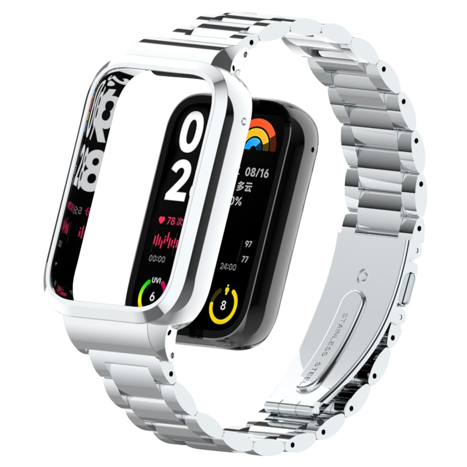 ̵[LanQii] Х Xiaomi Band 8 Pro б Х ƥ쥹᥿  򴹥Х å꡼ܥ ...