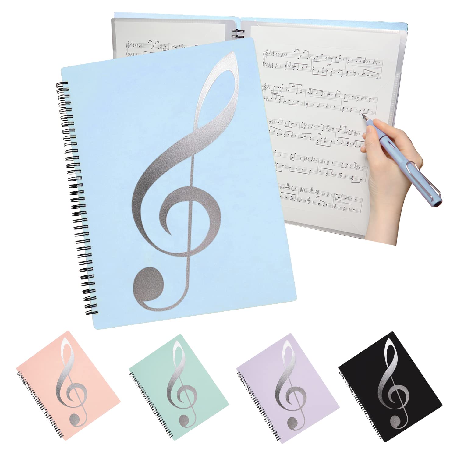 【送料無料】YOHAC 楽譜ファイル 【プロのピアニスト監修】 楽譜入れ 書き込める パステルカラー A4 (..