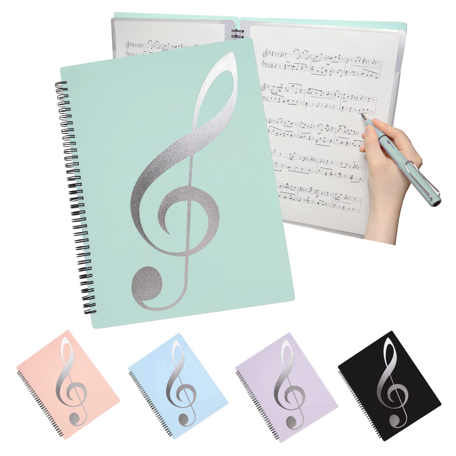 【送料無料】YOHAC 楽譜ファイル 【プロのピアニスト監修】 楽譜入れ 書き込める パステルカラー A4 (..