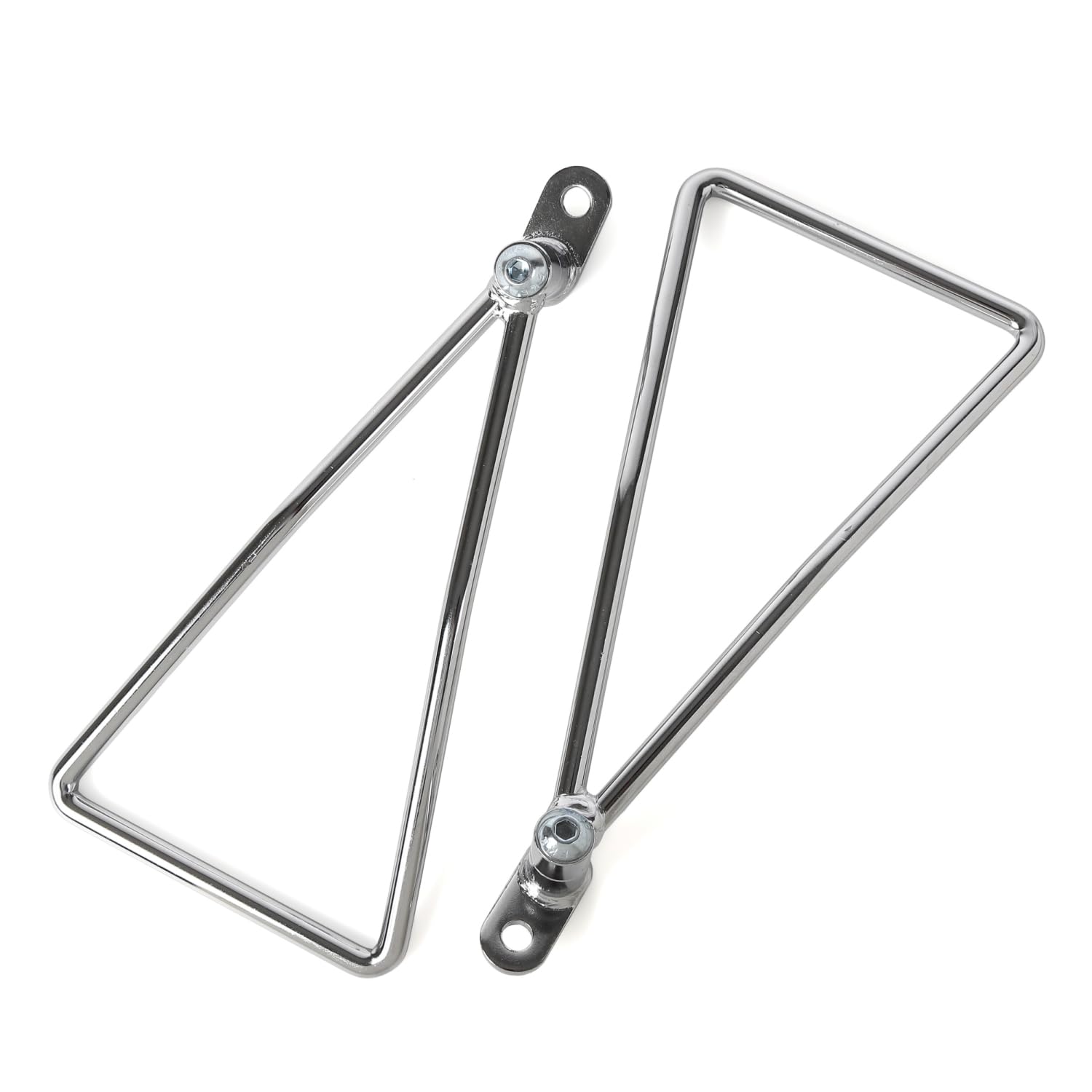 【送料無料】VEROCITY サイドバッグサポートステー メッキ 左右セット マルチバッグ ワンプレース 色：..