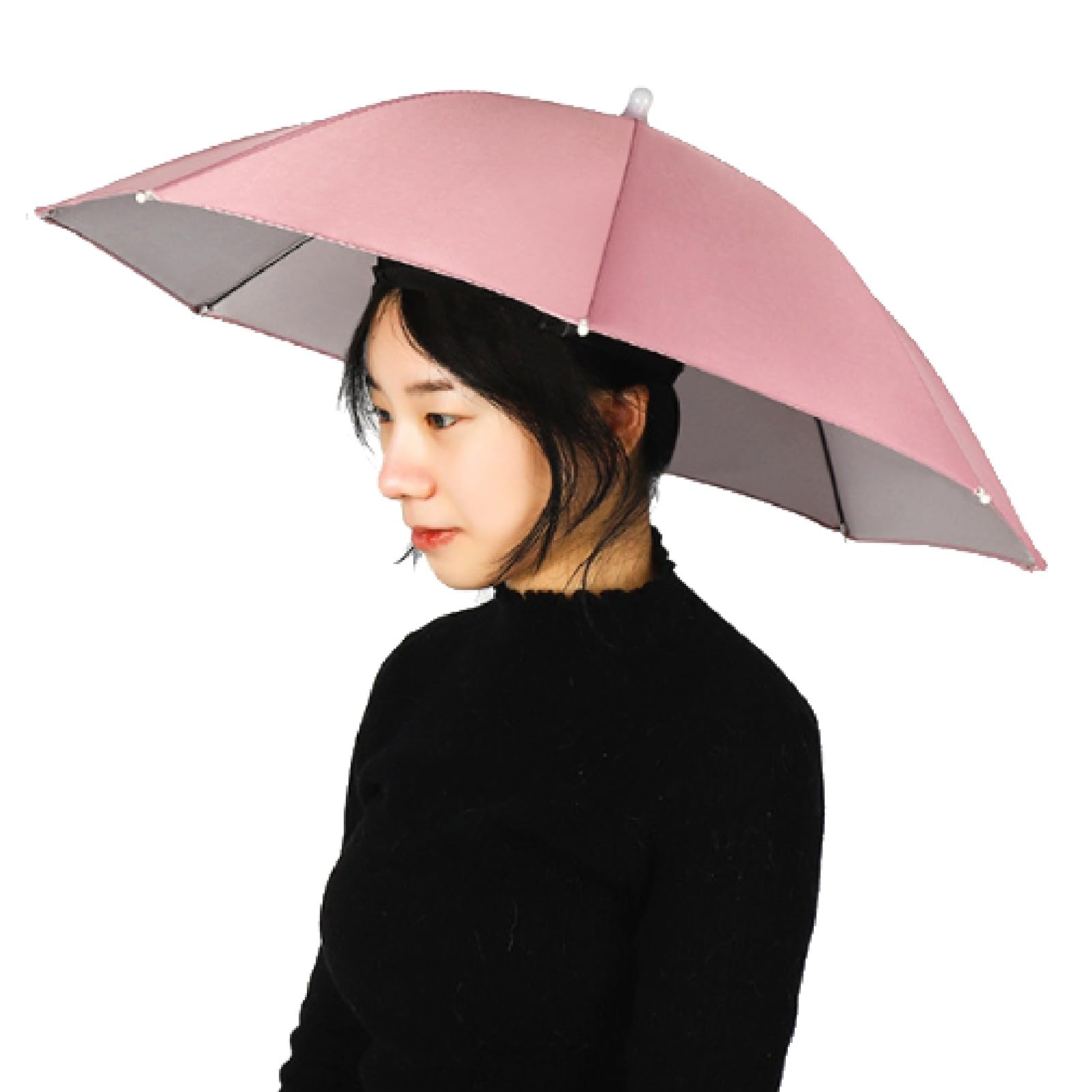 【送料無料】CAWKAY かさぼうし 頭にかぶる傘 折りたたみ 日傘 uvカット 紫外線 レジャーハット 釣り傘..