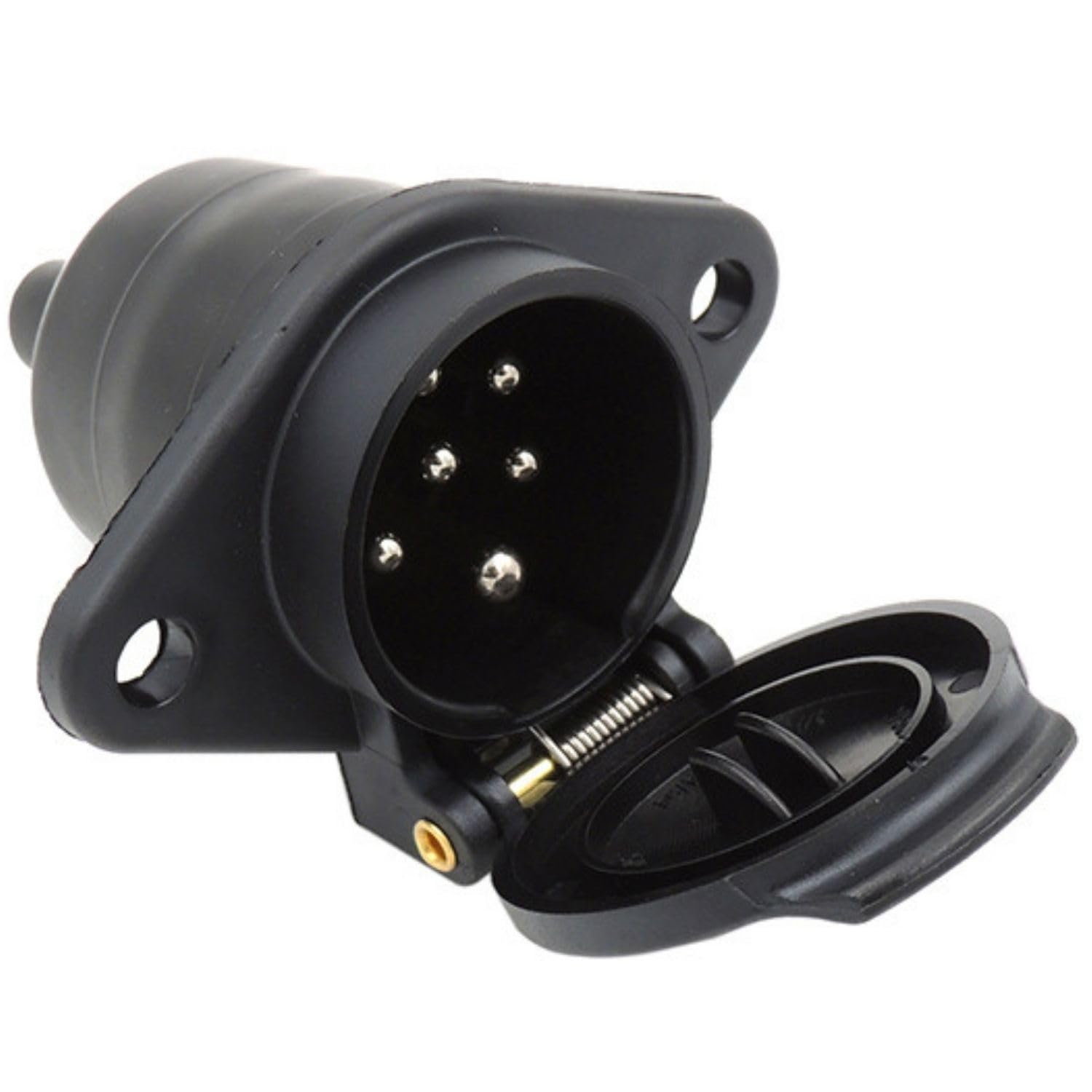 【送料無料】YESprime 配線 ソケット 7 ピン トレーラー コネクタ カプラー プラグ アダプタ ヒッチ 極..