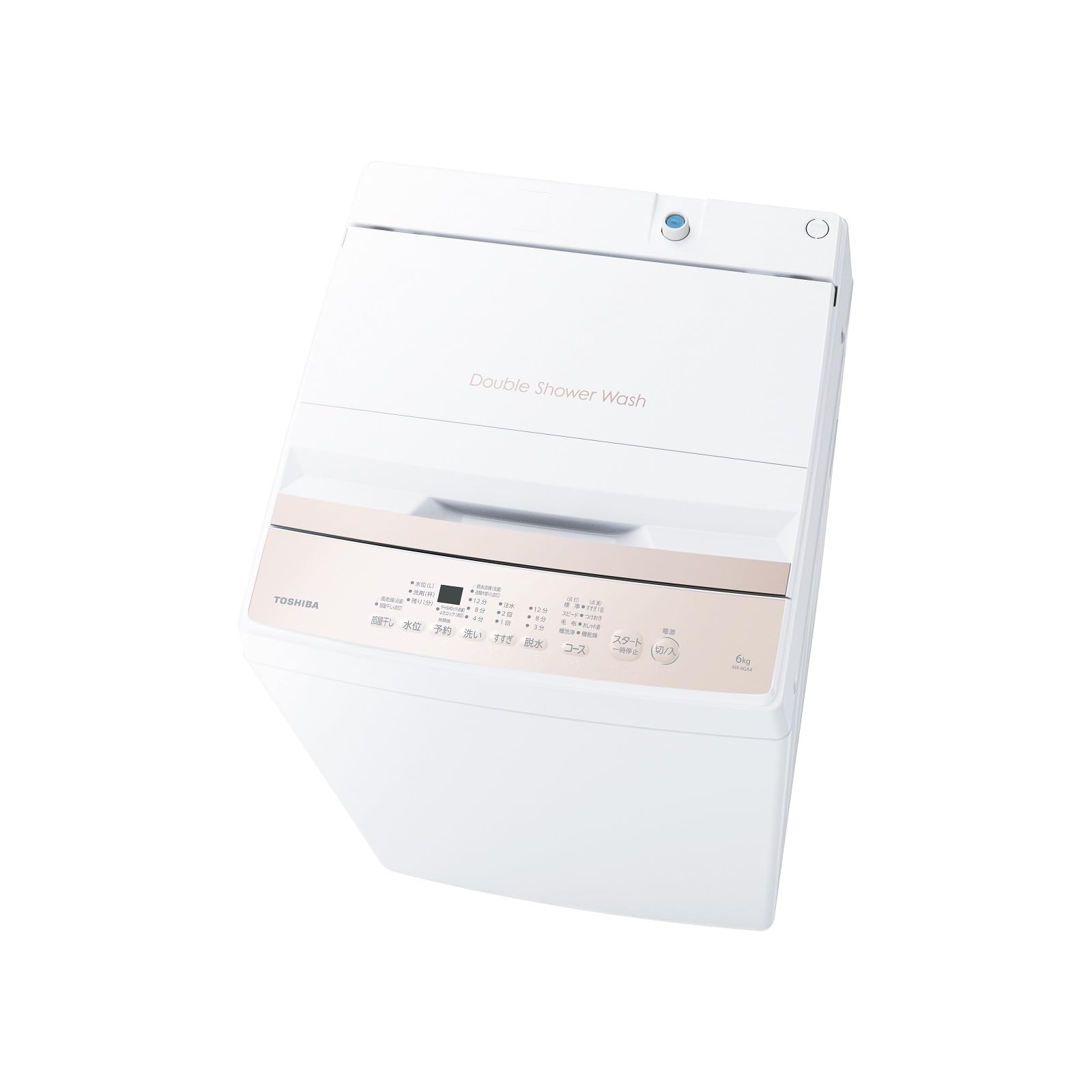 【送料無料】東芝洗濯機エントリーモデル クリーナーセット 色:ピュアホワイト、サイズ:6kg