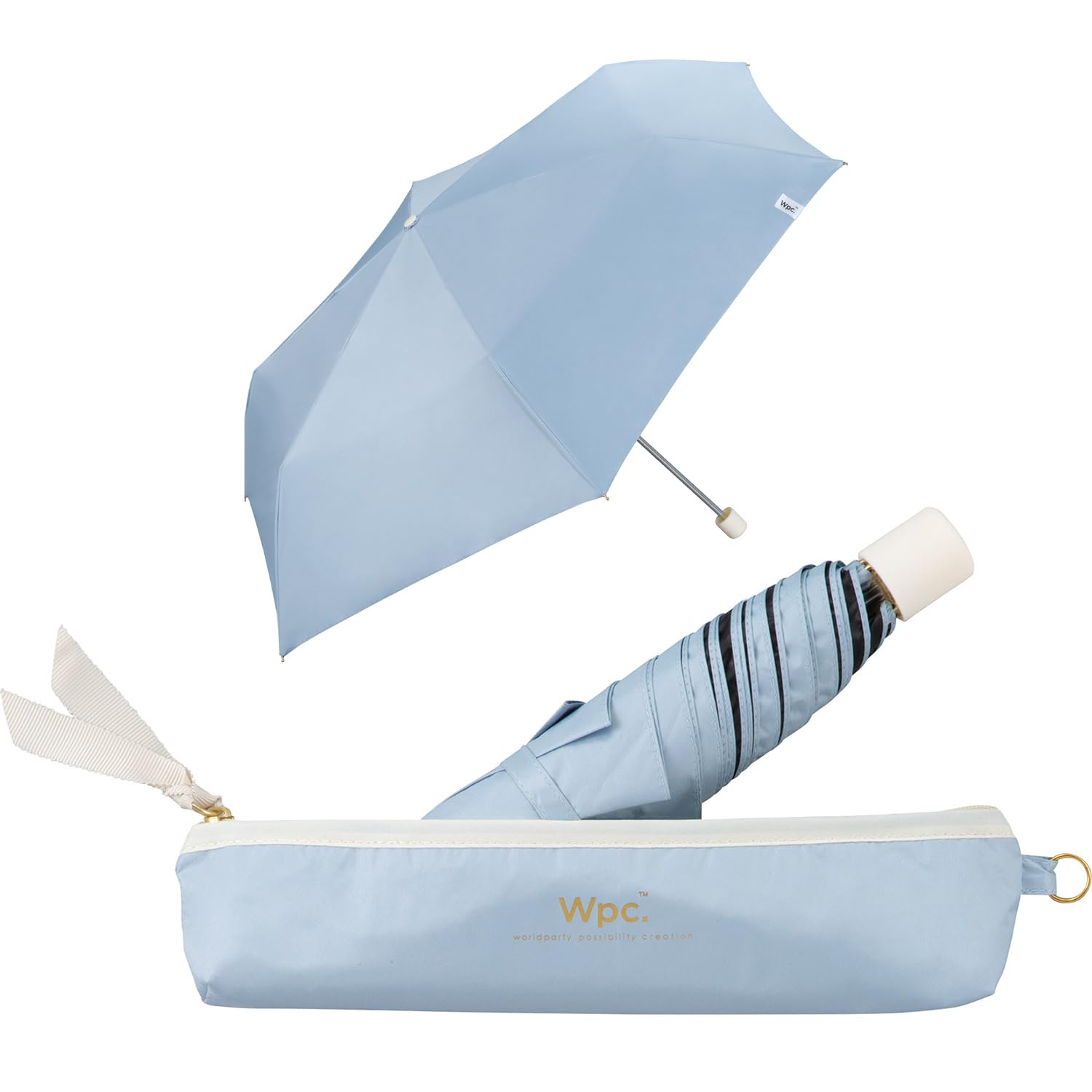 【送料無料】Wpc. 日傘 オールウェザーパラソル 折りたたみ傘 50cm レディース 晴雨兼用 遮光 UVカット..