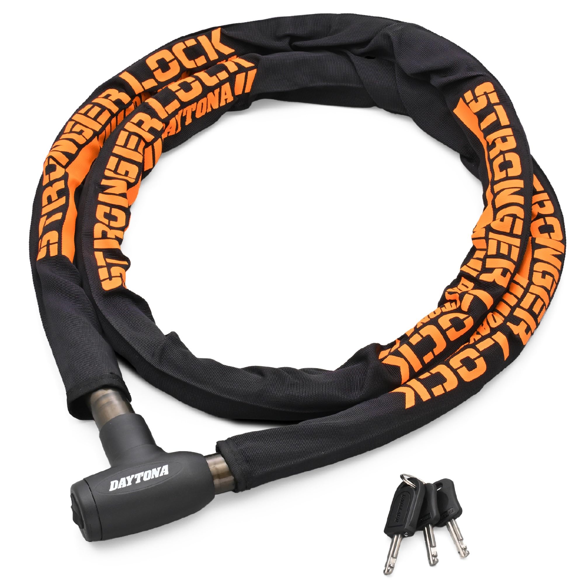 【送料無料】デイトナ(Daytona)ストロンガーロック ワイヤー/スチールリンクロック サイズ：2m