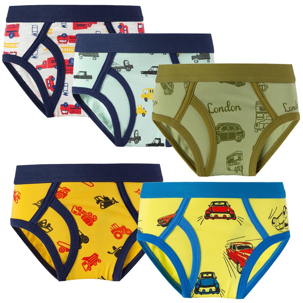 【送料無料】[kalavika] キッズ パンツ 前開き ブリーフ 男の子 5枚セット 100〜140cm 綿 無地 ボーイ..