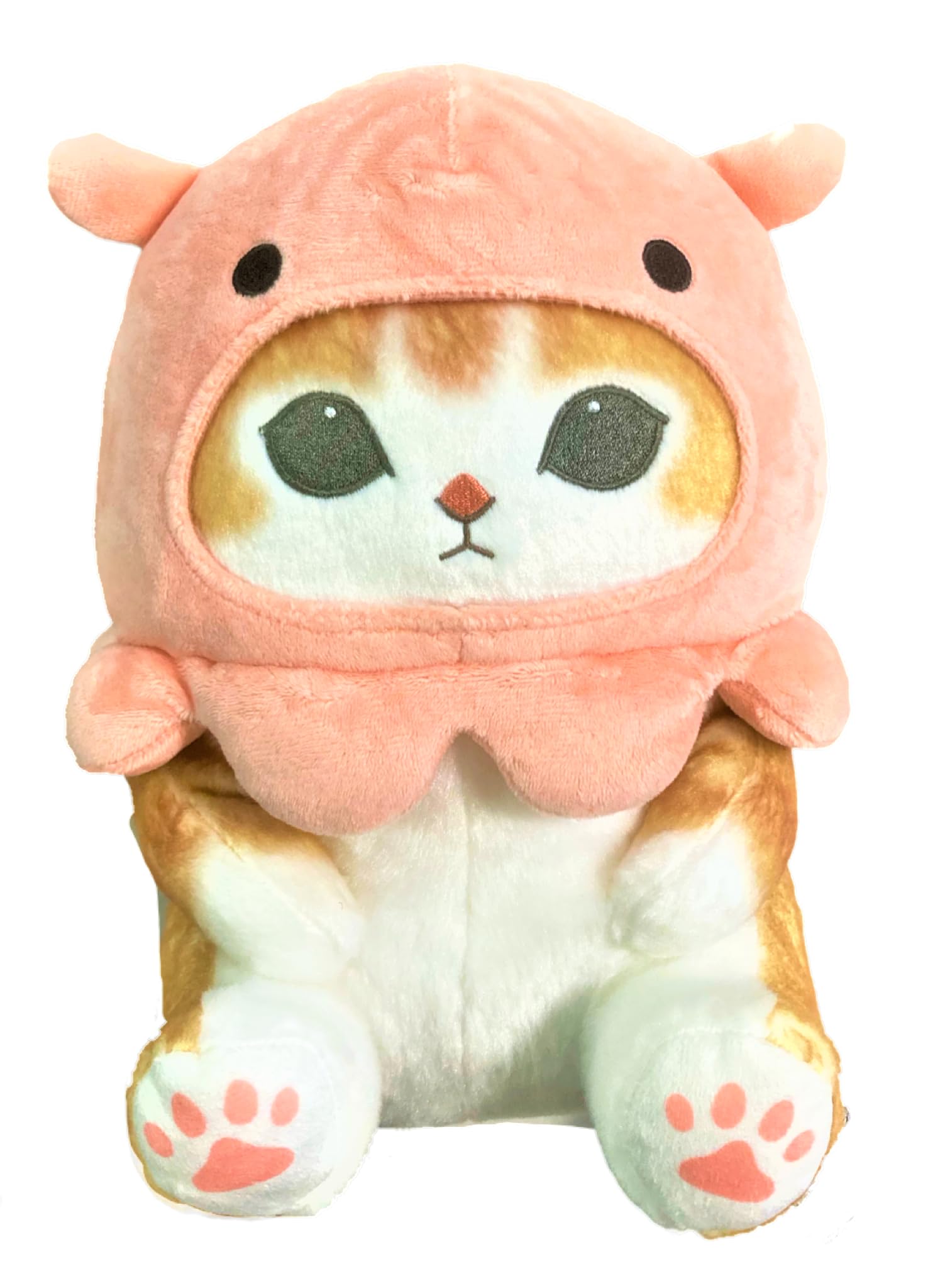 【送料無料】Spiral Cute mofusand 海の生き物にゃん3 BIGぬいぐるみ メンダコにゃん モフサンド 30cmサイズ