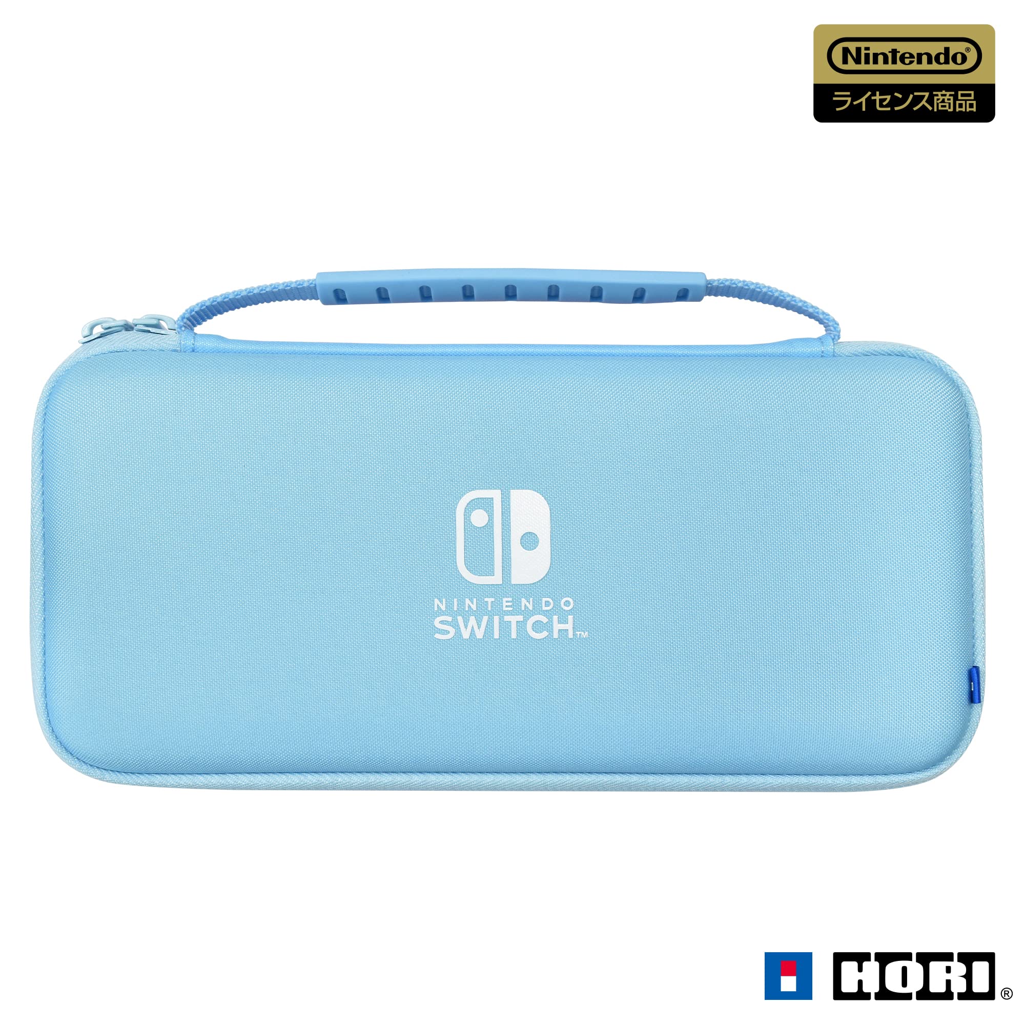 【送料無料】【任天堂ライセンス商品】スリムハードポーチ プラス for Nintendo Switch Nintendo Switch 有機ELモデル対応】 - Variation-P 色：ソルティブルー