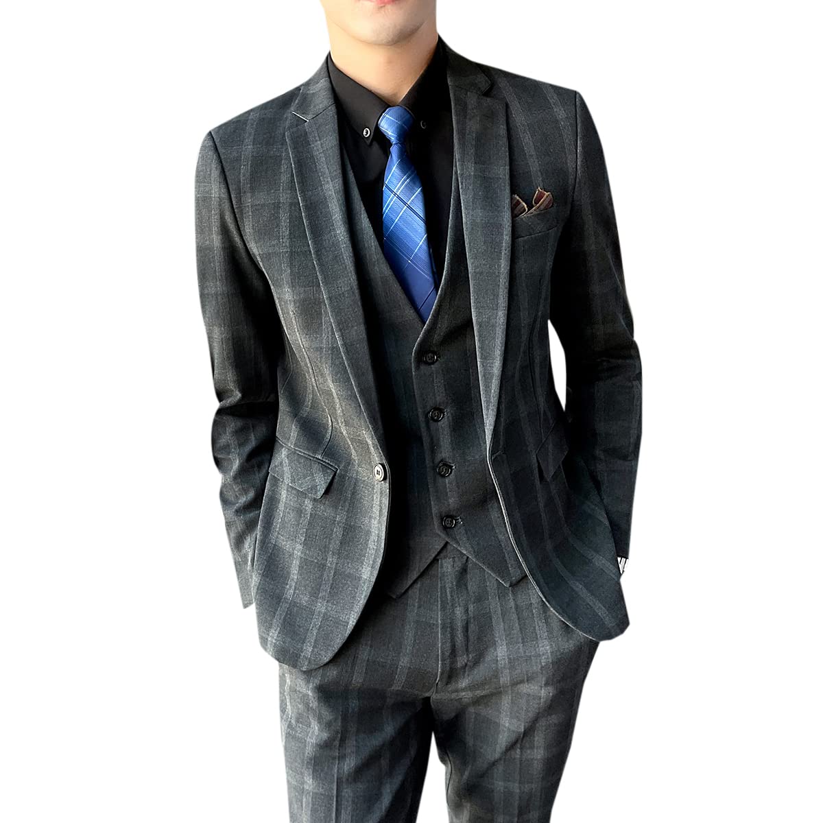 【送料無料】[CEEN] メンズ スーツ スリーピース ビジネス パーティー 披露宴 入学式 卒業式 結婚式 就..