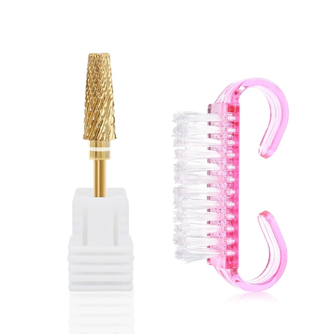 【送料無料】ネイルビット 万能リムーバー 5in1 タングステンカーバイト テーパー クロスカット QT-153..