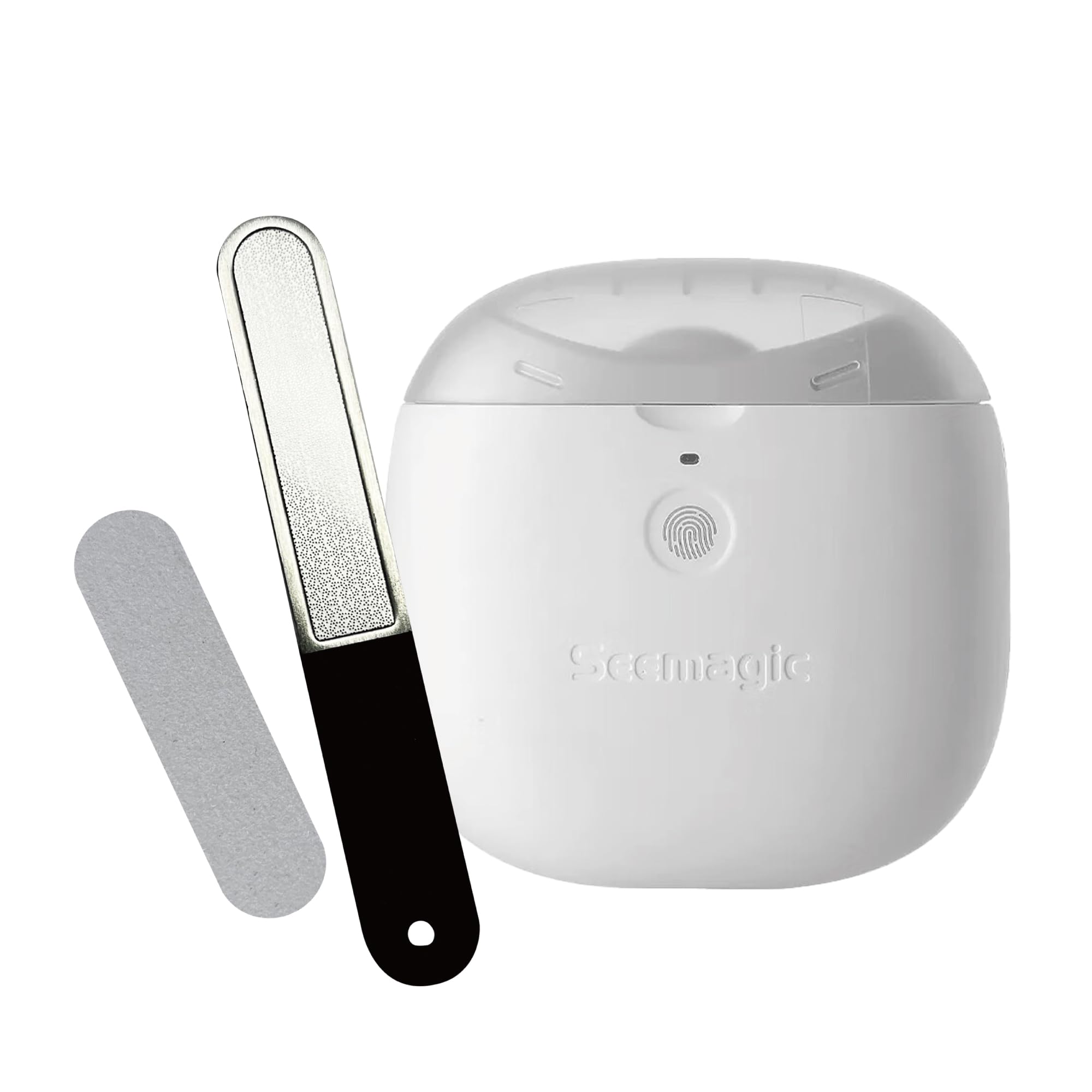 【送料無料】M@Q 爪切り 電動 爪ヤスリ Type-C充電 爪削り器 ネイルケア 簡単操作 静音 子ども 高齢者 ..