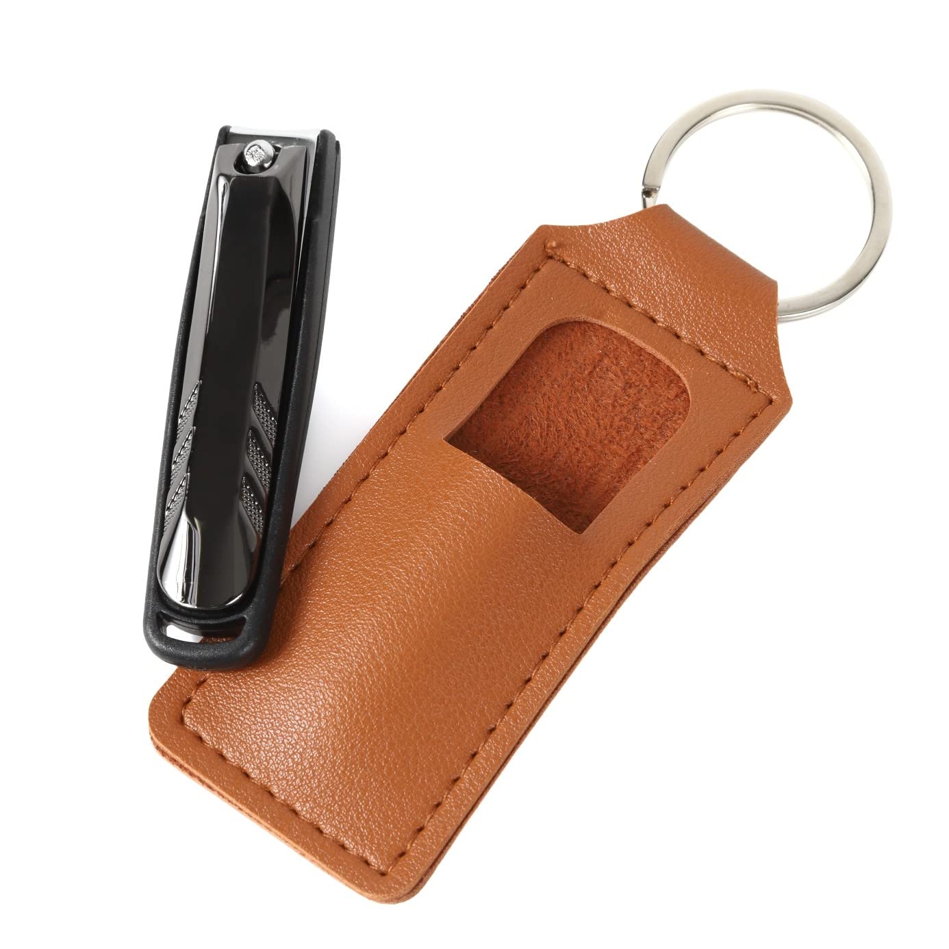 【送料無料】Amazing Harmony 爪切り キーケース付き 飛び散り防止 ステンレス すべり止め やすり付き ..