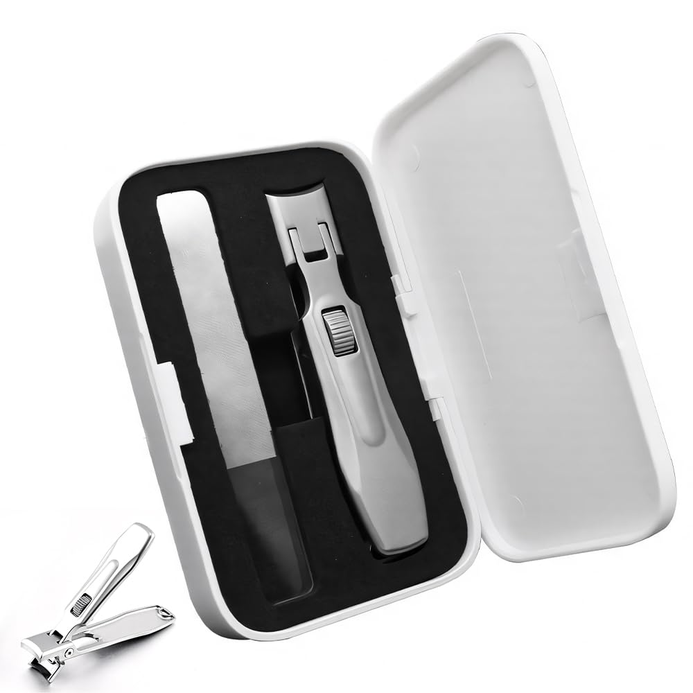 【送料無料】LONGAIXIN爪切り 高級 ステンレス 爪切りセット 飛散防止 特大開口 爪やすり 超大型足爪切..