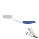 【送料無料】長柄 かかと 角質取り 軽石 角質やすり 踵ヤスリ 角質除去ツール 腰を曲げず 足 ケア 足用軽石 メンズ レディース かかと角質除去 吊り下げ型 ...