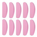 【送料無料】uxcell 10個のミニネイルバッファー、100/180グリットのネイルサンディングブロック、アクリルネイルと自然なネイル用のプロフェッショナルネイルポリッシャーセット、ピンク