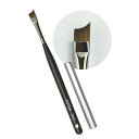 【送料無料】ジェルブラシ フレンチ ジェルネイル (プロ仕様 日本製 高品質 キャップ付き フレンチネイル アート ネイル 筆 POTRA)【 プランベア 】 ...