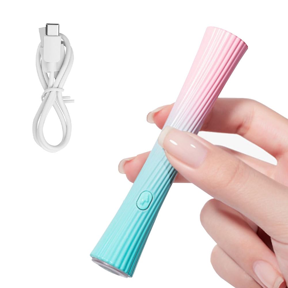 【送料無料】ネイルライト ネイルドライヤー ハンディライト UVライト 3W 1LEDs 充電式 LEDネイルドラ..