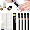 【送料無料】Doyime ミラーパウダーペン【4色+粘土96個】ミラーネイルペングリッター ネイルペン スティックタイプ 固形 適切なパウダーアート ソリッド ...