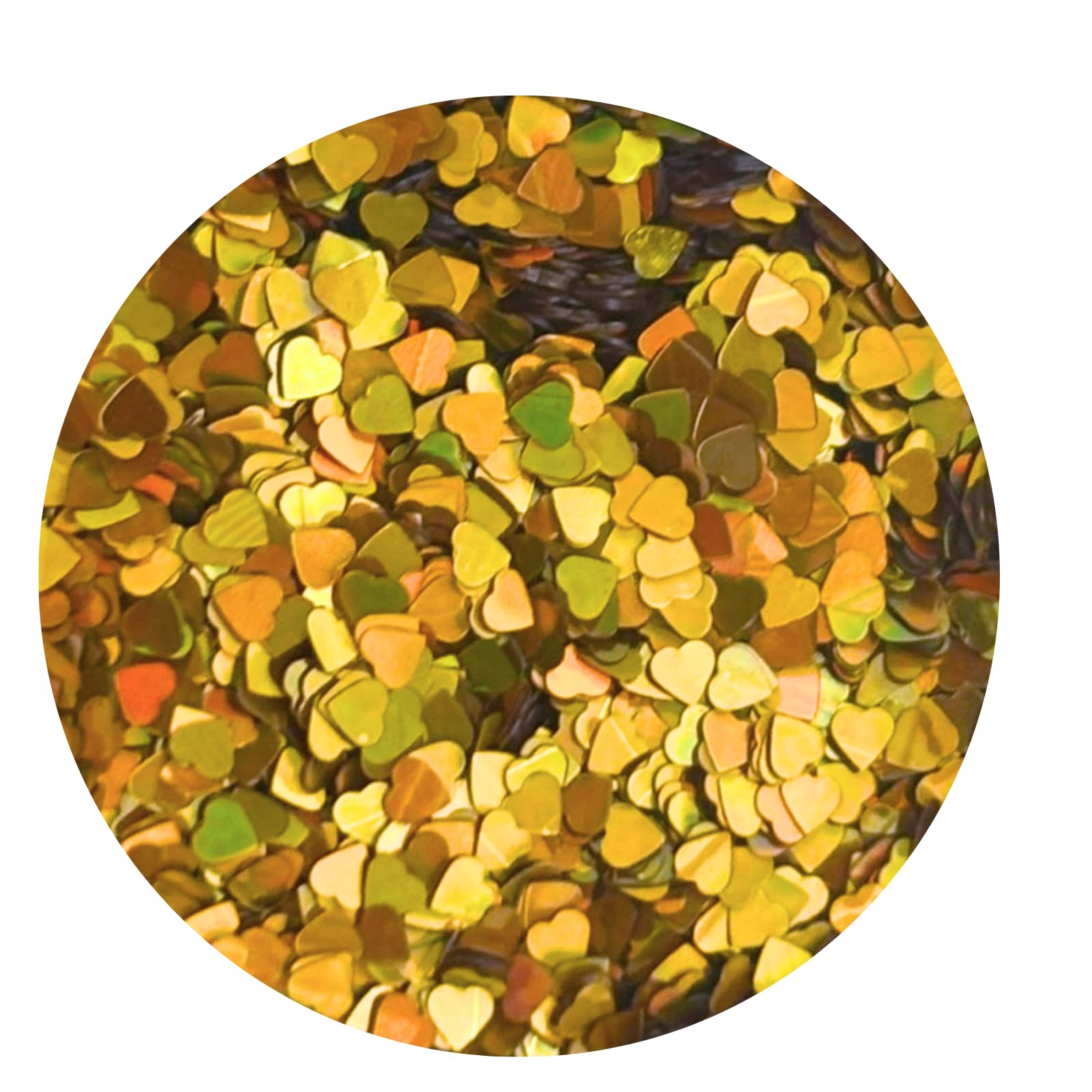 【送料無料】Archtypes ハート ホロ ネイル ホログラム ハートホロ 1mm ネイルパーツ 色：オーロラゴー..