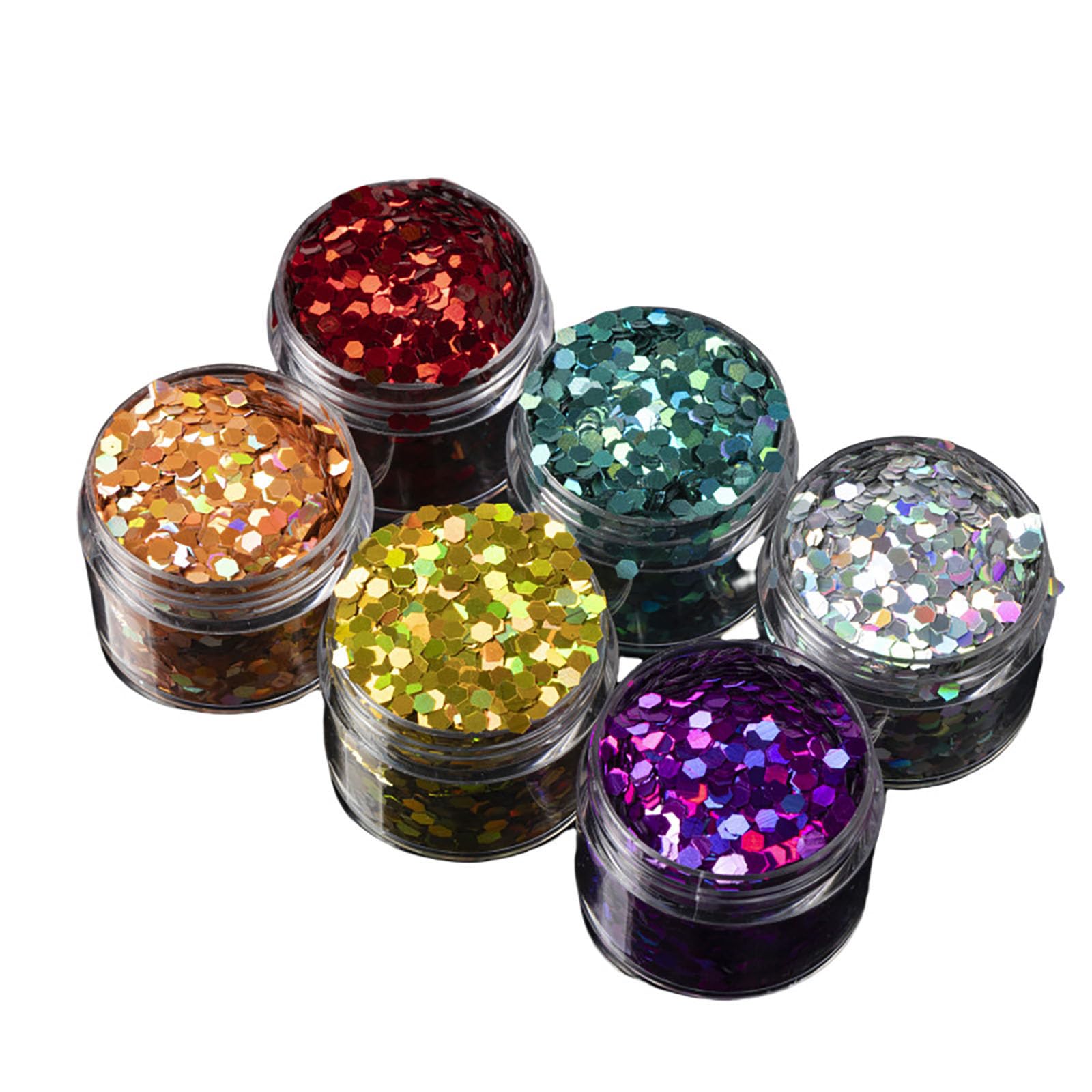 【送料無料】LUYING ネイルパーツ ハート ホログラム デカール フレーク 極薄 ネイル アクセサリー グ..