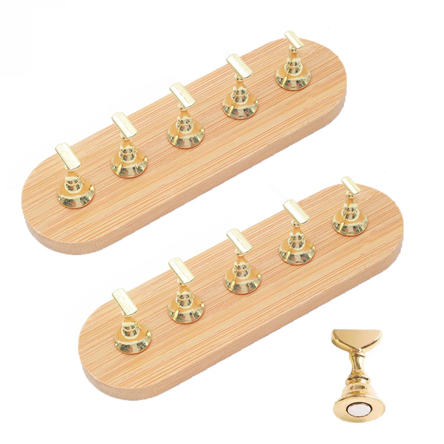 【送料無料】XUZOO 10本セット ネイルチップスタンド 固定用 ネイル練習台 アクリルマニキュア工具 ネ..