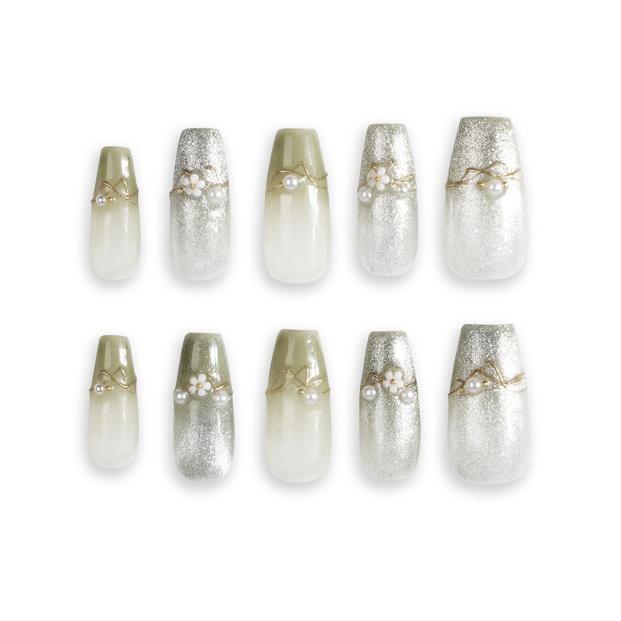 【送料無料】THCEVRLA手作り ネイルチップ ミディアム ロング アーモンド ピンクの3Dコーンヘビ 3D人気..