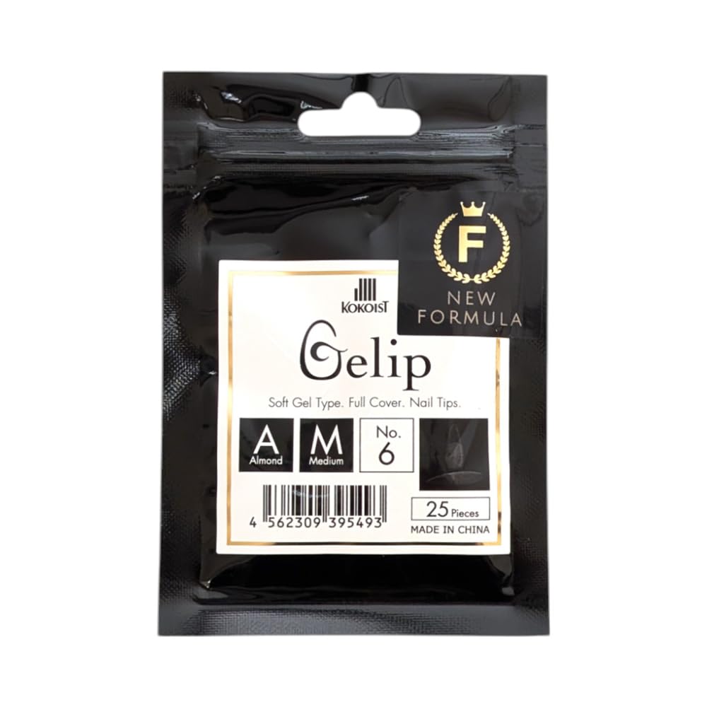 【送料無料】KOKOIST ジェリップ AM アーモンドミディアム #6 25P 色：クリア、サイズ：25P