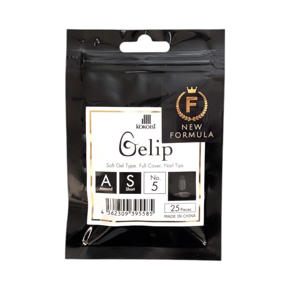 【送料無料】KOKOIST ジェリップ AS アーモンドショート #5 25P 色：クリア、サイズ：25P