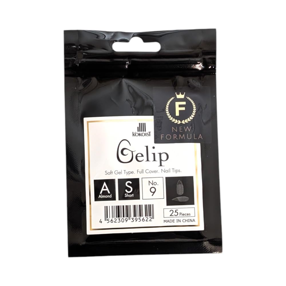 【送料無料】KOKOIST ジェリップ AS アーモンドショート #9 25P 色：クリア、サイズ：25P