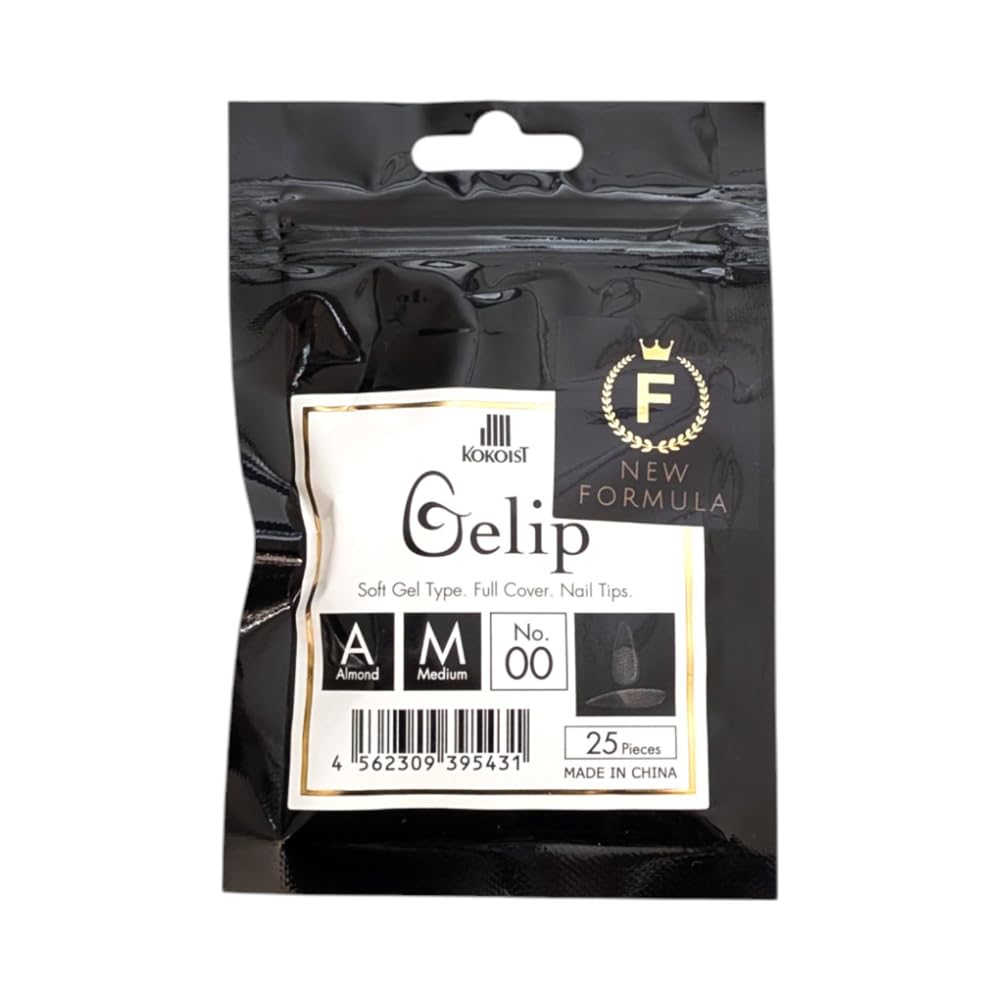 【送料無料】KOKOIST ジェリップ AM アーモンドミディアム #00 25P 色：クリア、サイズ：25P