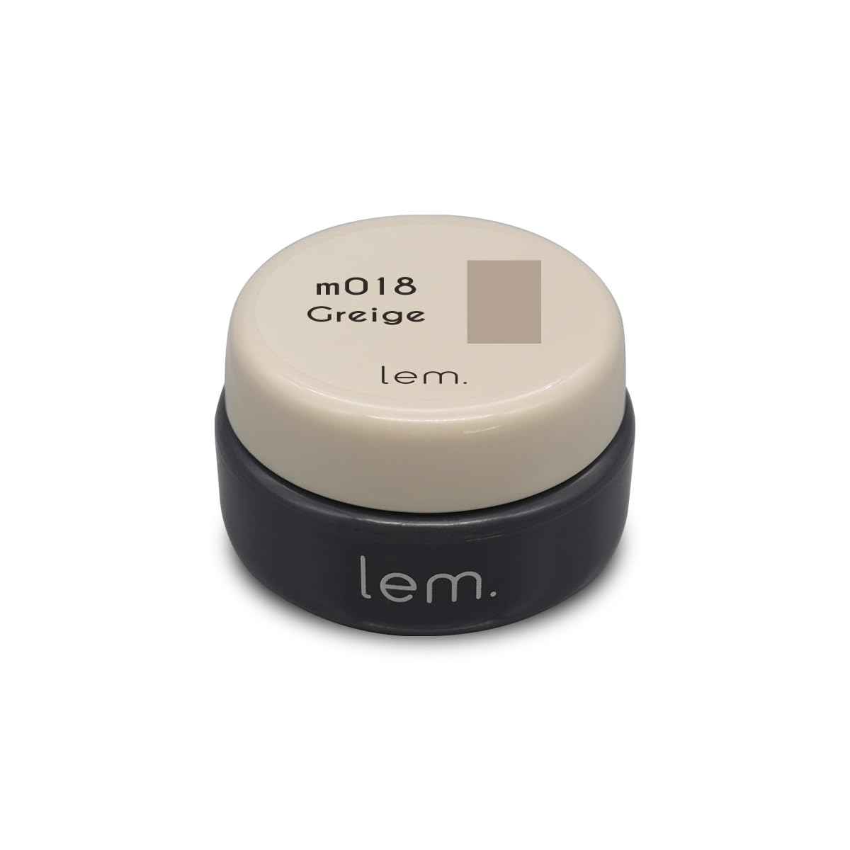 【送料無料】lem.(レム) グレージュ LM-m018 色：グレージュ、サイズ：3g約φ32×H20(mm)