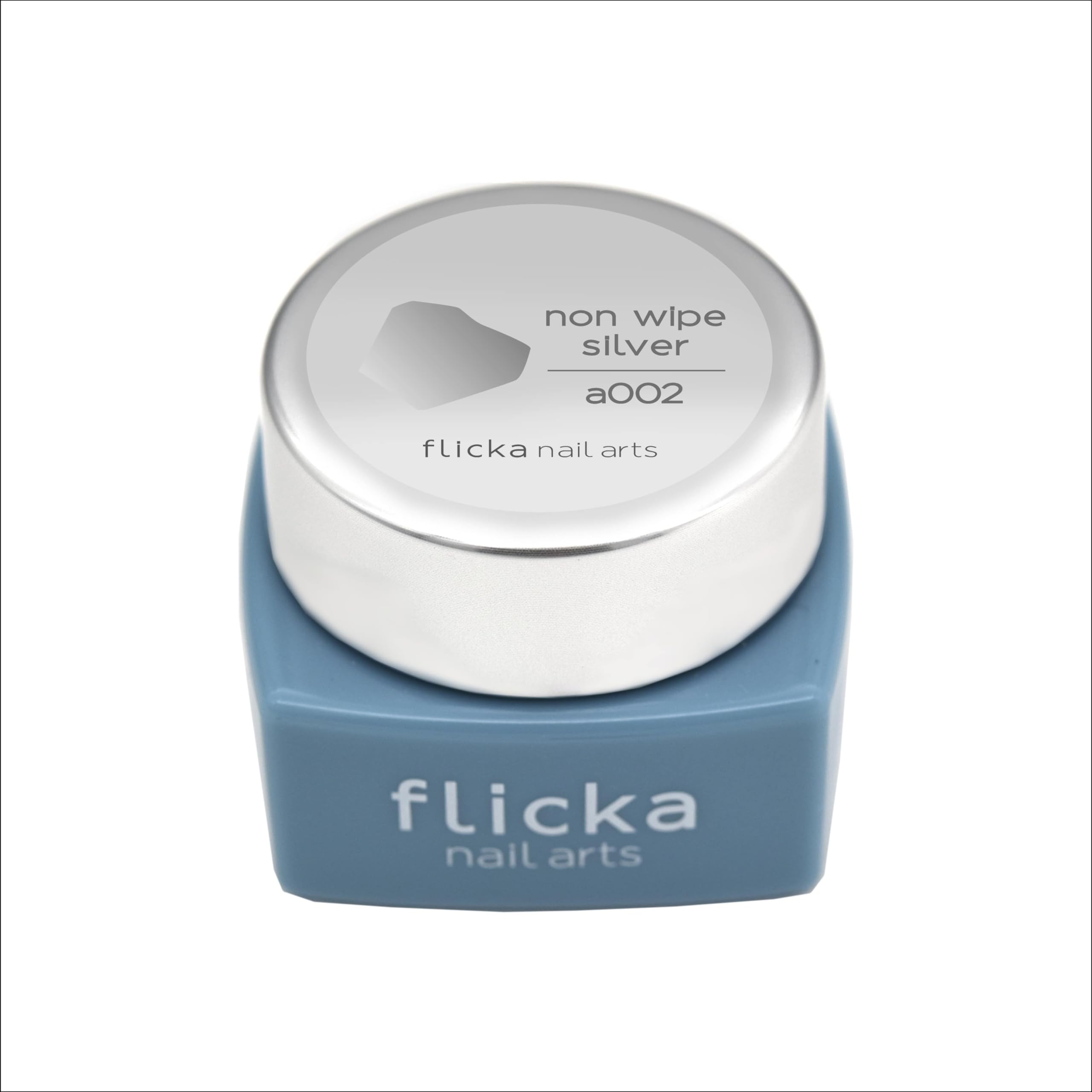 【送料無料】flicka nail arts(フリッカネイルアーツ）ノンワイプシルバー FG-a002 色：メタリックシル..