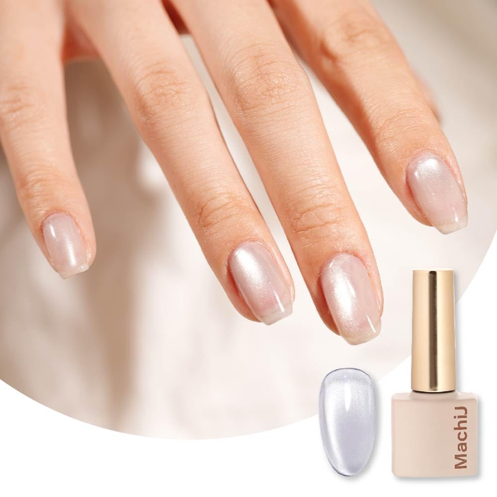 【送料無料】MachiU クリアマグネット 超微粒 カラージェル マグネットネイル シルキー マグネット 4ミ..