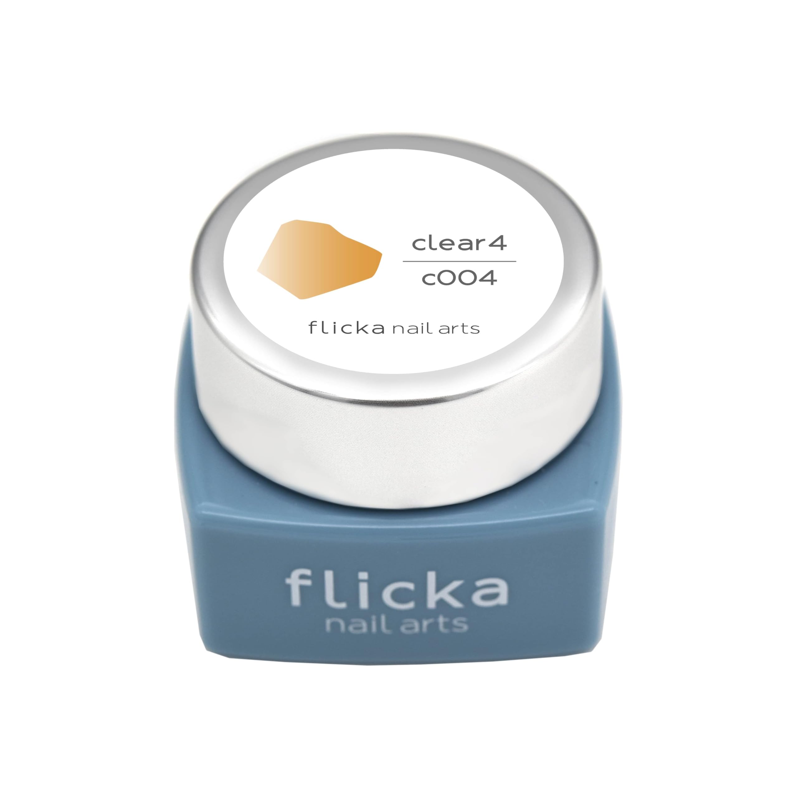 【送料無料】flicka nail arts(フリッカネイルアーツ）クリア4 FG-c004 色：キャメルオレンジ