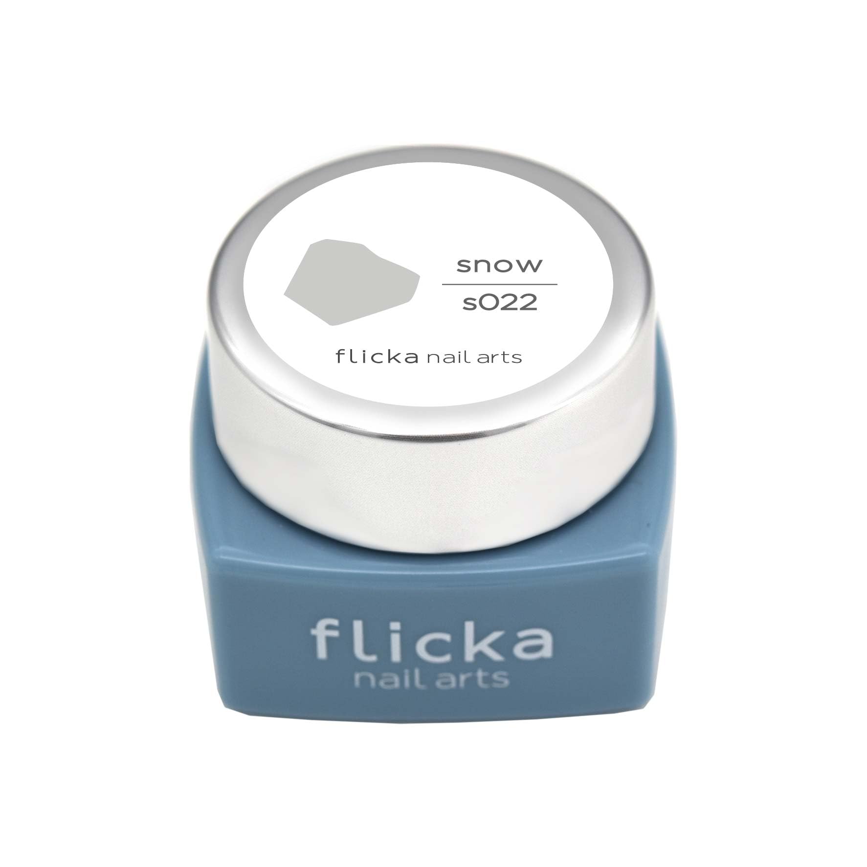 【送料無料】flicka nail arts(フリッカネイルアーツ）スノー FG-s022 色：シアーホワイト