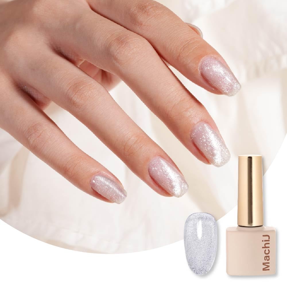 【送料無料】MachiU クリアマグネット 超微粒 カラージェル マグネットネイル シルキー マグネット 4ミ..