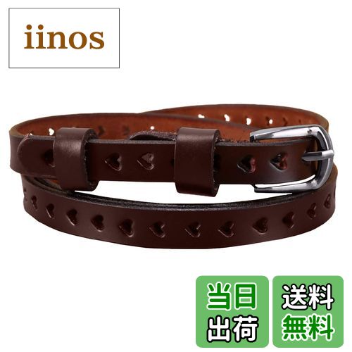 【送料無料】WHITE FANG(ホワイトファング) レザー ベルト ハート 細い おしゃれ かわいい カジュアル ..