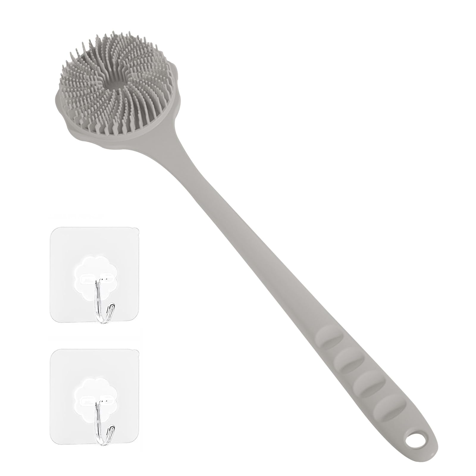 【送料無料】ボディブラシ 両面ブラシ【 新規アップグレード】マッサージ シリカゲルボディブラシ 背中..