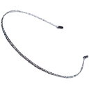 【送料無料】WHITE FANG(ホワイトファング) カチューシャ ヘアバンド ヘアアクセサリー ラメ おしゃれ かわいい 黒 痛くない 細い ZA050 色:...