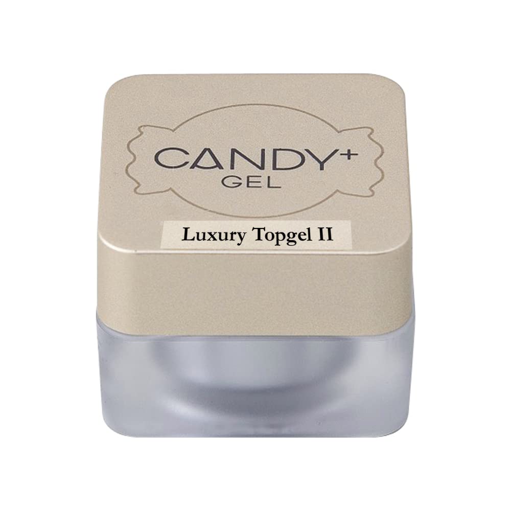 【送料無料】CANDY+ ラグジュアリートップジェル2 4g UV/LED対応 色：クリア