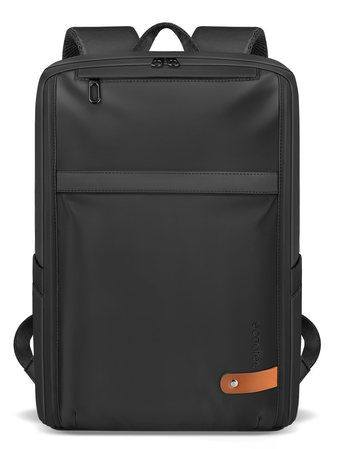 【送料無料】[ecoofee] ビジネスリュック メンズ 防水 軽量 大容量 バックパック リュックサック 多機能 15.6インチ PCリュック サイドポケット付き おしゃれ 人気 盗難防止 通勤 通学 出張 旅行 ライトブラック