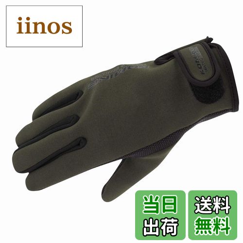 【送料無料】コミネ(KOMINE) バイク用 グローブ ネオプレーングローブ オリーブ 2XL GK-753 665 秋冬春向け 防風