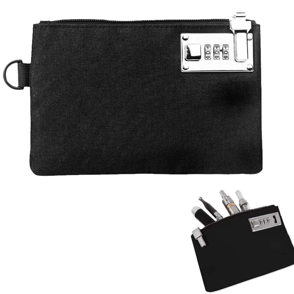 【送料無料】KASELIN 鍵付き ポーチ ロック付きバッグ 貴重品入れ 集金ポーチ 通帳入れ 鍵付きケース ..