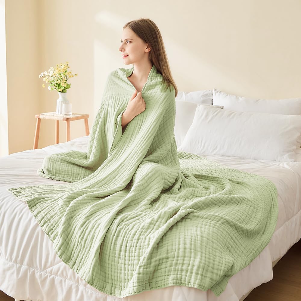 【送料無料】EMME 6重 ガーゼケット ハーフサイズ 子供用 タオルケット 夏 ひざ掛け ガーゼおくるみ 無..