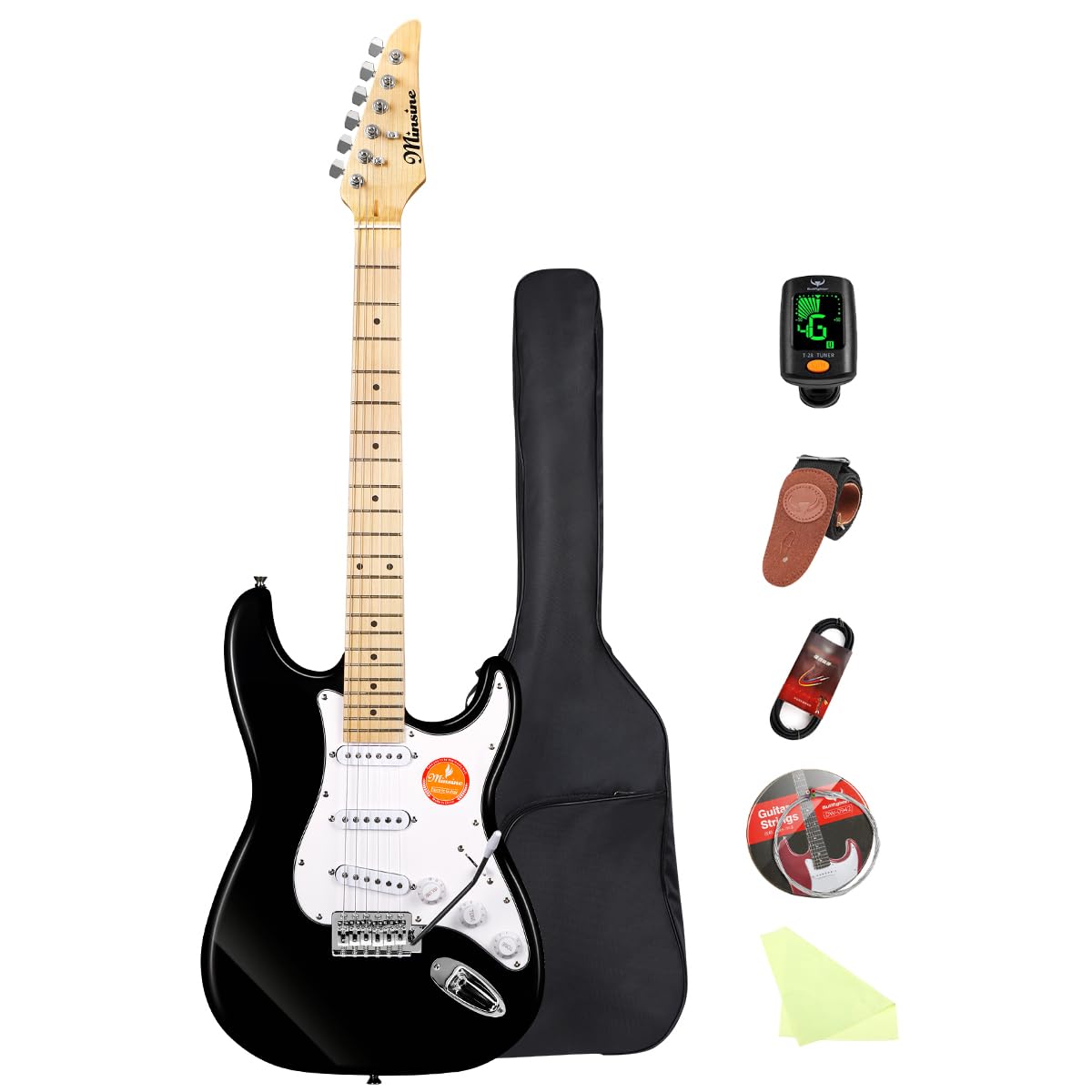 【送料無料】Bullfighter 初心者向けエレキギター、男の子、女の子、学生、大人向けのユニバーサルモデル、プロフェッショナルなエントリーレベルの電子ギター...