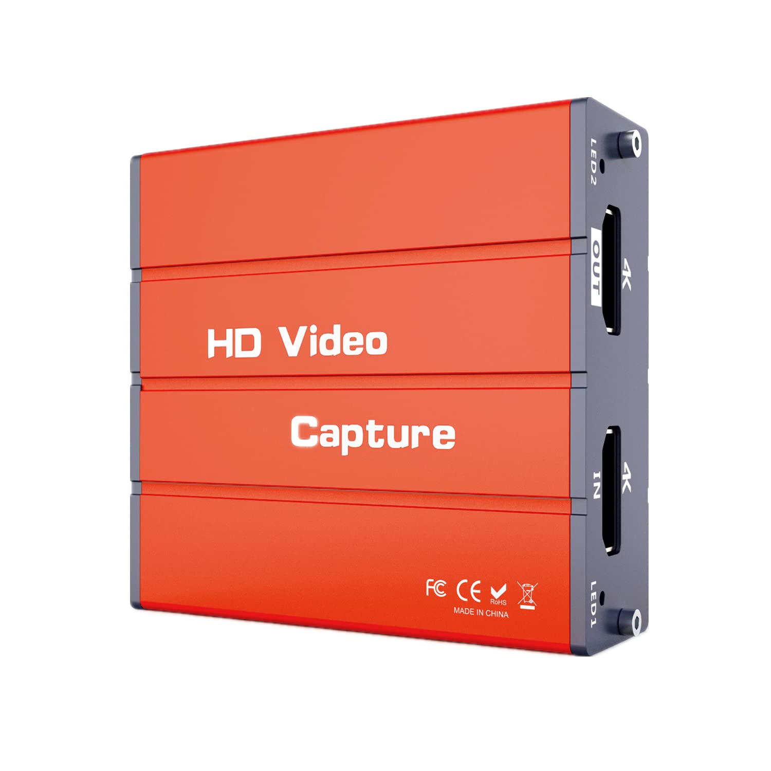 【送料無料】TreasLin ゲームキャプチャーボード switch対応、USBキャプチャーボード遅延なしのhdmiパススルー、PS3 PS4 Xbox Wii U ウェブカメラに対応、録画と生放送、Windows Mac Linux Youtube Twitch OBS Potplayer に対応 HSV320G