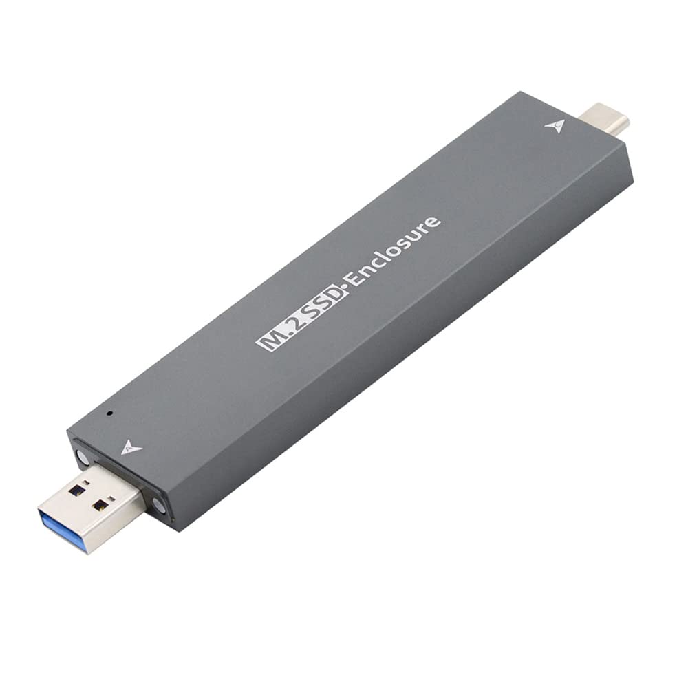 【送料無料】cablecc コンボ Type-C & USB3.0 to NVME M-Key M.2 NGFF SATA SSD PCBA ケース 2280/2242..
